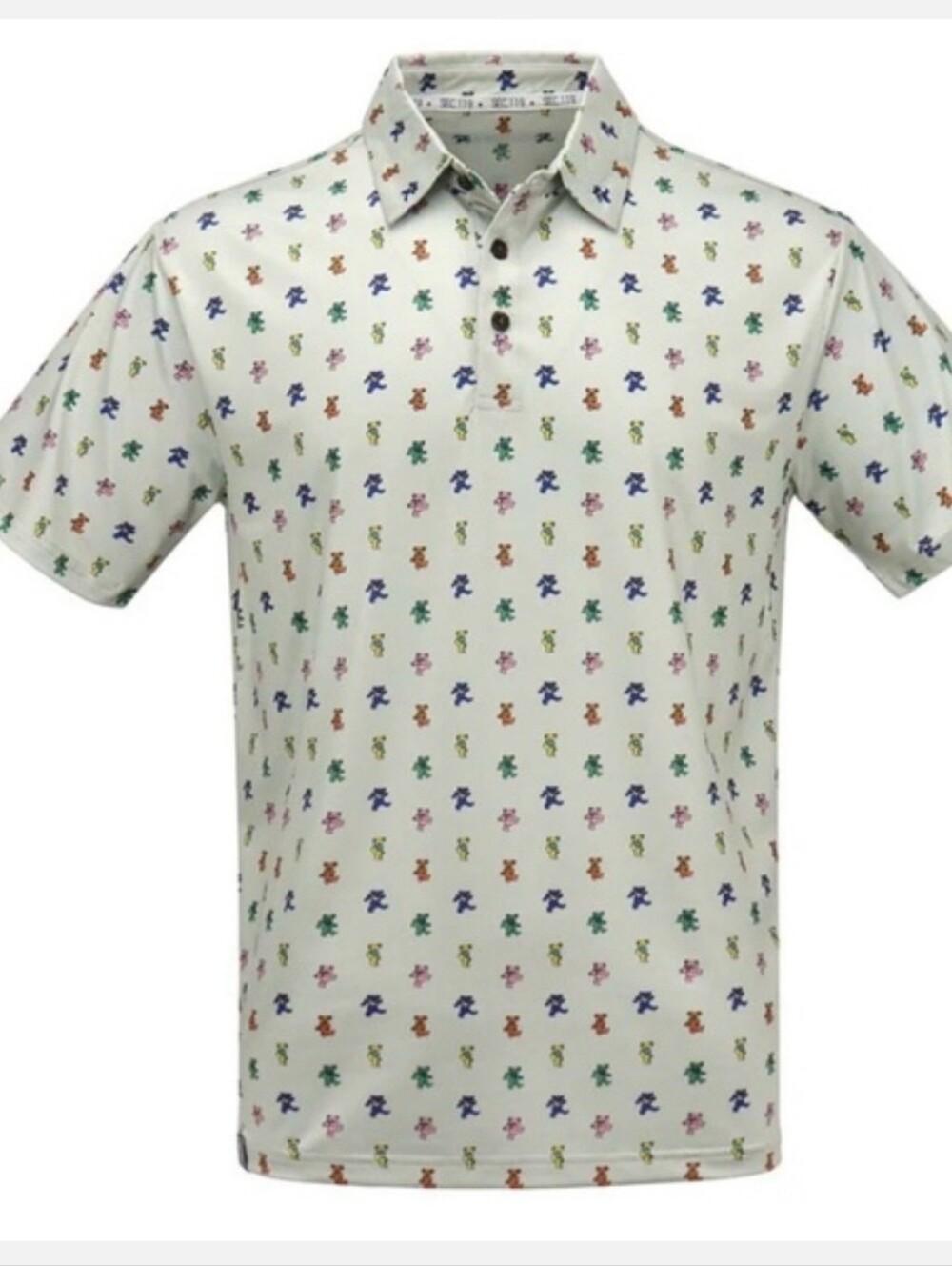 Grateful Dead x Section 119 Performance Polo Shirt Dancing Bears SzXXL NWOT